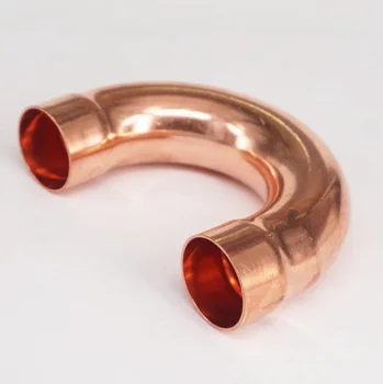 

28.6x1.0x88mm 180 Degree Return Bend Copper End Feed Plumbing Pipe Fitting for gas water oil