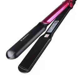 Kemei KM-2113 Pro Электрический керамика Flat Iron Выпрямитель для волос укладки инструмент новый хорошо