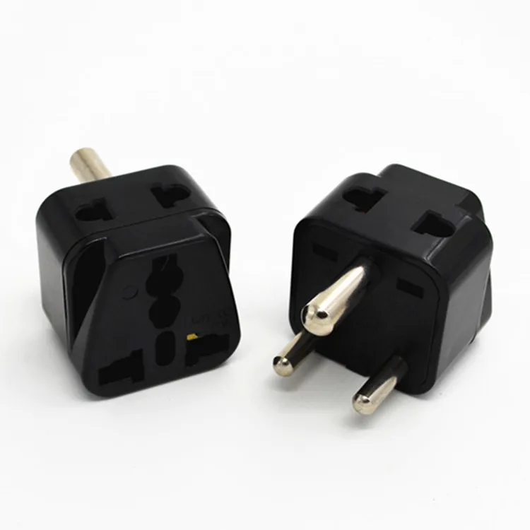 10pcs/lot Nepal India Sri Lanka Universal Travel Power Plug Adapter AU/US/EU to Small South