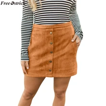 Свободная юбка из страуса, Женская эластичная юбка с карманами и пуговицами, однотонная стрейчевая облегающая юбка для вечеринки, тонкая мягкая юбка на ощупь, летняя Новинка