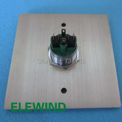 ELEWIND 22 мм дверной Звонок кнопочный переключатель (PM221F 11E/B/12 В/с золотой
