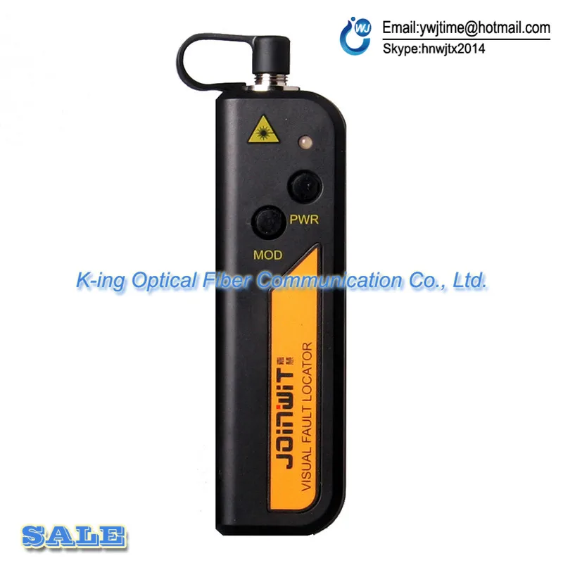 

Free Shipping JW3105N 650nm Optic Tester 10mw 10km Mini Fiber Optical Laser Source Visual Fault Locator VFL