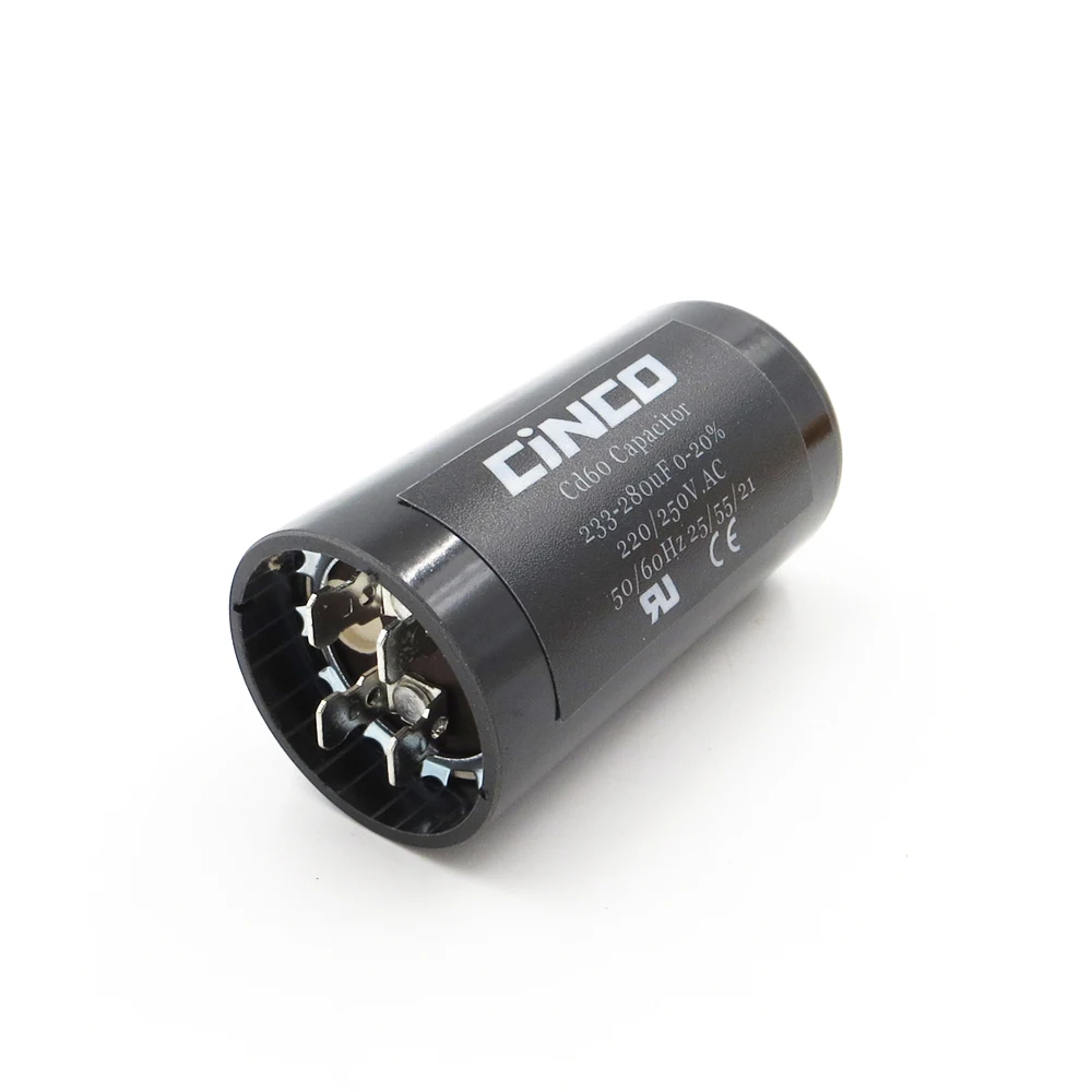 5 шт./лот CD60 пусковые конденсаторы двигателя 233-280 233-280MFD 220V 250V 275V mf uf компрессор HVAC