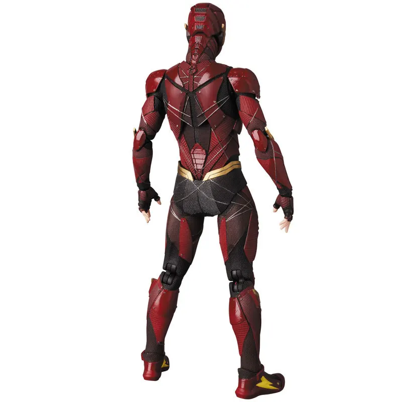 DC COMICS Justice League The Flash MAFEX 058 PVC Action Figure Collectible Model Kids Toys Doll 16C