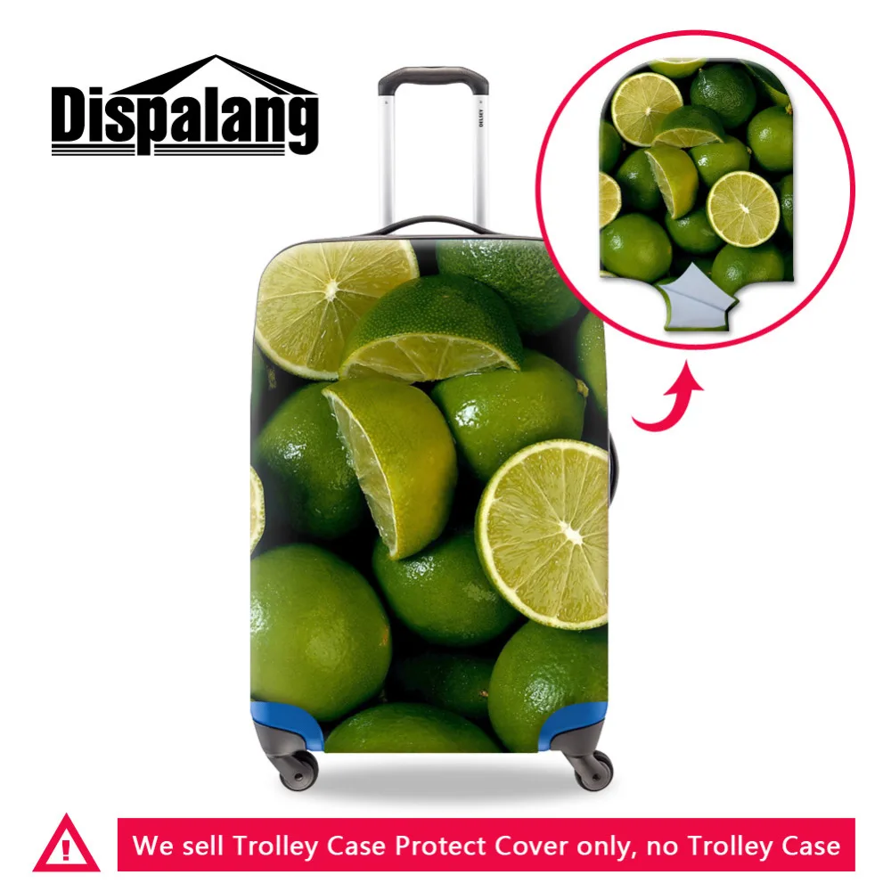 Защитный чехол для багажа с 3D фруктовым принтом для 18-30 дюймов, Дорожный чемодан, аксессуары для путешествий, эластичный Чехол для багажа на колесиках