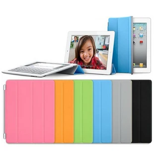 

For ipad 2 / 3 / 4 smart cover Auto Wake Up Sleep Protector, sweety color sing smartcover for ipad 4 iPad 2 ipad3 Magnetic Cover