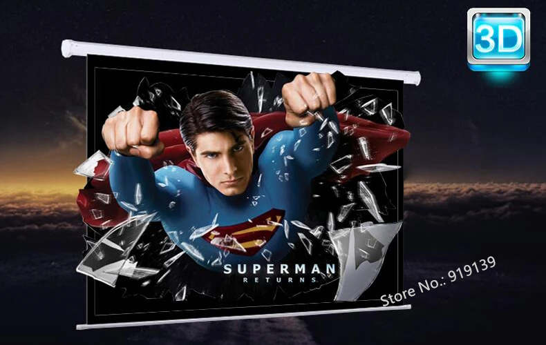 120Inch 16 to 9 motorized screen pic 4