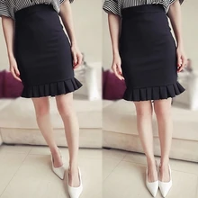 Настроить Для женщин мода плюс Размеры 3xs-10xl Высокая Талия Короткие Трубы Русалка Юбки для женщин Повседневное дамы юбка