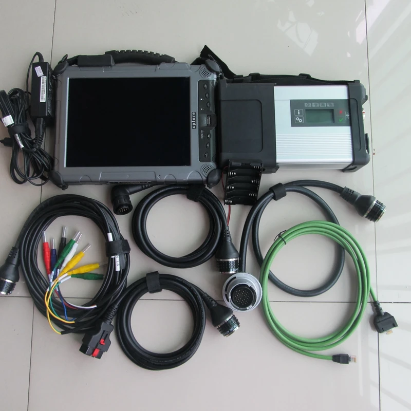  Super MB Star C5 SD Connect with latest software 2019.12 fast 360gb mini ssd with ix104 tablet comp