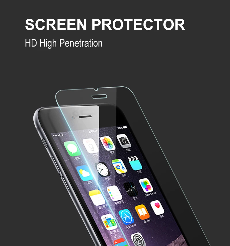 Tomkas Screen Protector For iPhone 8 7 6 6s Plus X 5 5s Glass Anti-Blue 0.3mm Tempered Glass For iPhone 8 Screen Protector       (6)