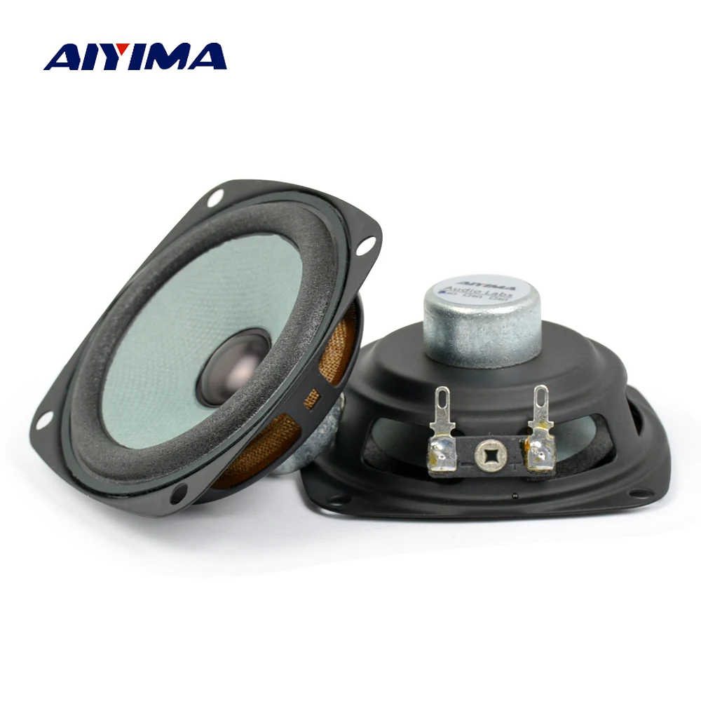 AIYIMA 2 шт. 3 дюйма аудио портативный динамик s 4Ohm Вт Неодимовый магнитный DIY