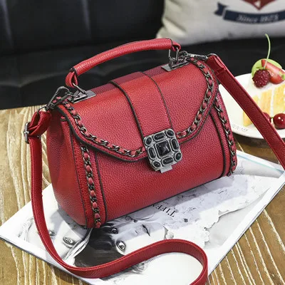 

2017 summer tide Korean version of the simple new handbag fashion wild small bag handbags mini shoulder Messenger bag