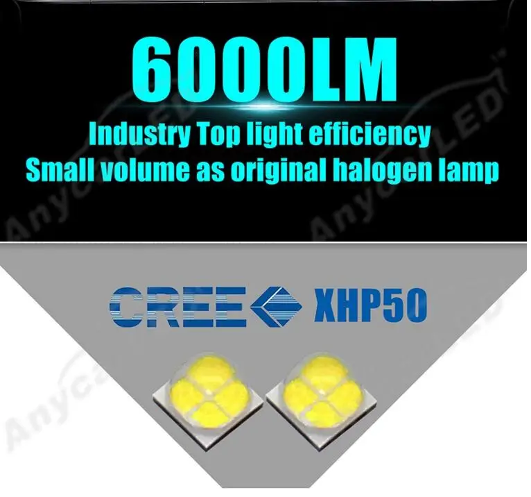 1 комплект H4 HB2 9003 80 Вт 12000LM G8 светодиодный питания фары XHP50 чип турбо вентилятор