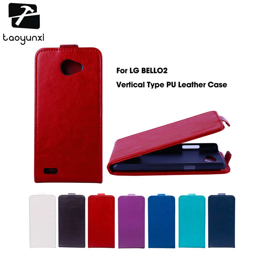 

TAOYUNXI Magnetic Flip Leather Case For LG Bello 2 II Prime II X170f LG Max X155 5.0 inch Case Cover
