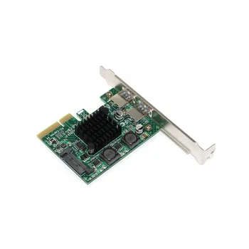 

2019 U3102A PCI-EX2 to USB3.1 Expansion Adapter Card High Speed ASM3142 Chip for PC Desktop Computer