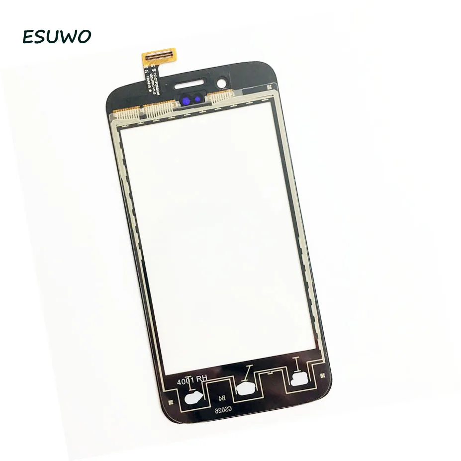 ESUWO полный трек №. Сенсорная панель для Телефона FLY IQ440 Energy IQ 440, дигитайзер с сенсорным экраном, переднее стекло