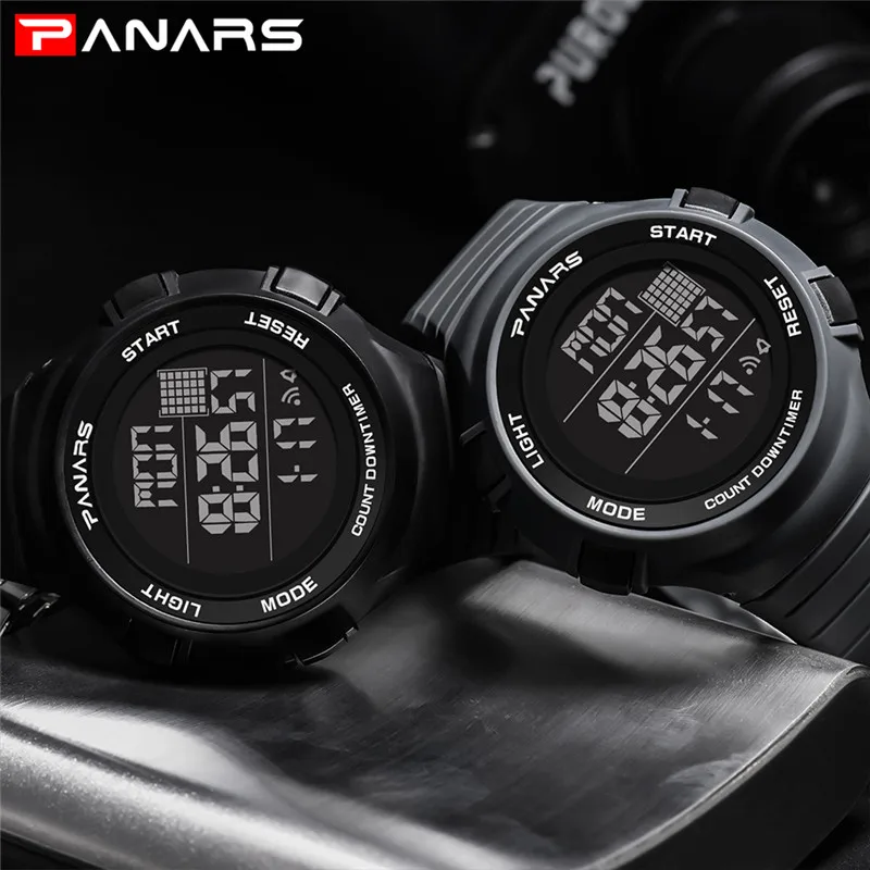 PANARS horloges mannen водостойкие Цифровые мужские часы Multi функция часы спортивные вечный календари мужские наручные часы Relogio