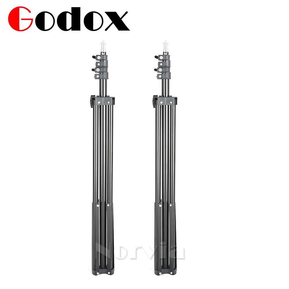 

2X 2M Light Stand Tripod With 1/4 Screw Head Bearing Weight 5KG For Studio Strobe Softbox Flash Umbrellas Reflector Lighting