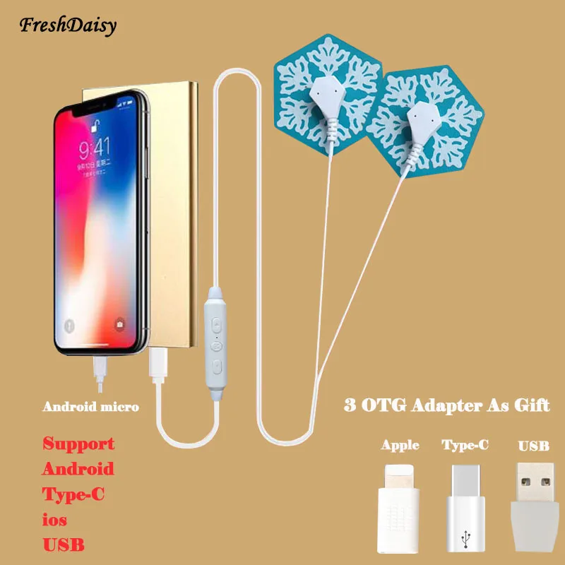 

Smart Electronic Pulse Massager Muscle Stimulator Lose Belly Fat Neck Pain Relief Electrode Patches Anti Fat Waist Trainer