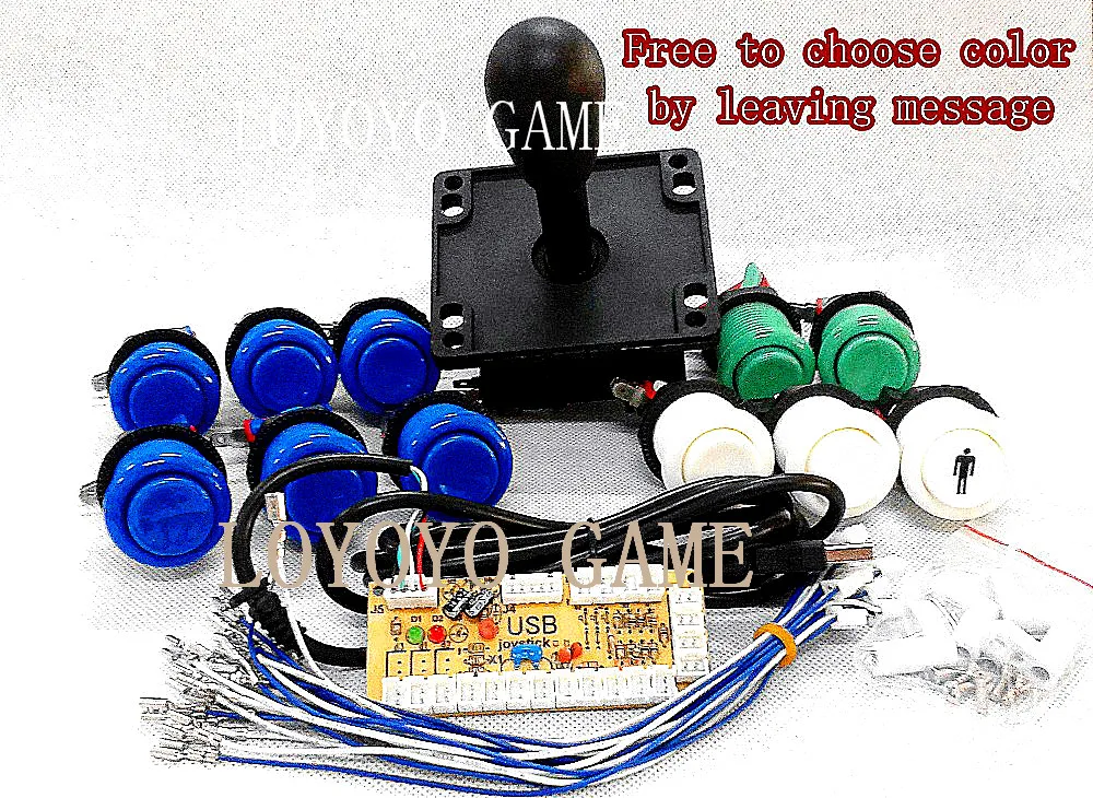 1 комплект для ПК джойстик ПЕЧАТНОЙ ПЛАТЫ USB к jamma аркадная игра с Америка стиль