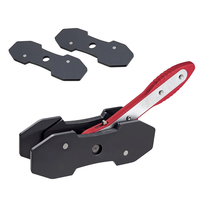 

Black + Red Metal 4 In 1 Brake Caliper Piston Spreader Press Tool Brake Tools 360 Degree Ratchet Swing