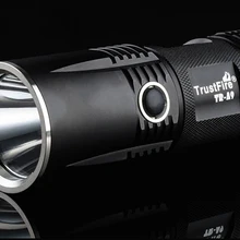 2000 люмен Cree XM-L2 светодиодный фонарик мощность аккумуляторная 14500 аккумулятор TrustFire TR-A9 универсальная светодиодная вспышка с 5 режимами карманный фонарь+ кобура