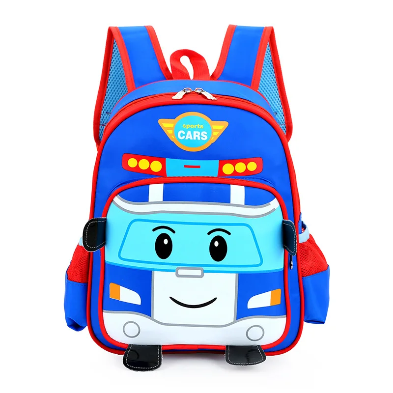 2 7 Years Kindergarten Children School Bags Cartoon Cars
