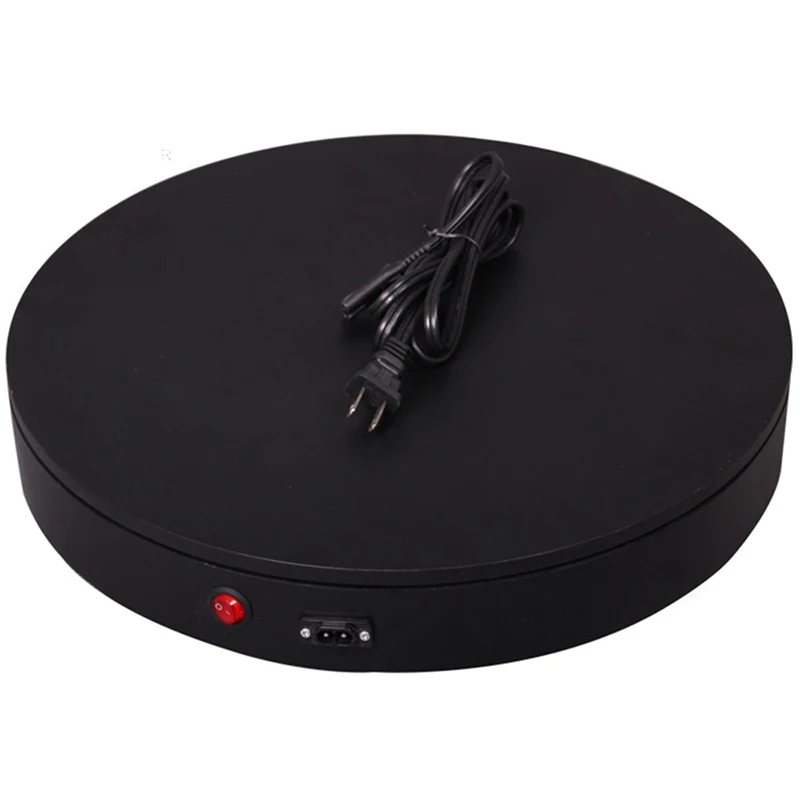 

360 Angle 40KG Loading 40cm white Rotary rotating Display Stand Rotating Turntable display box shoot table