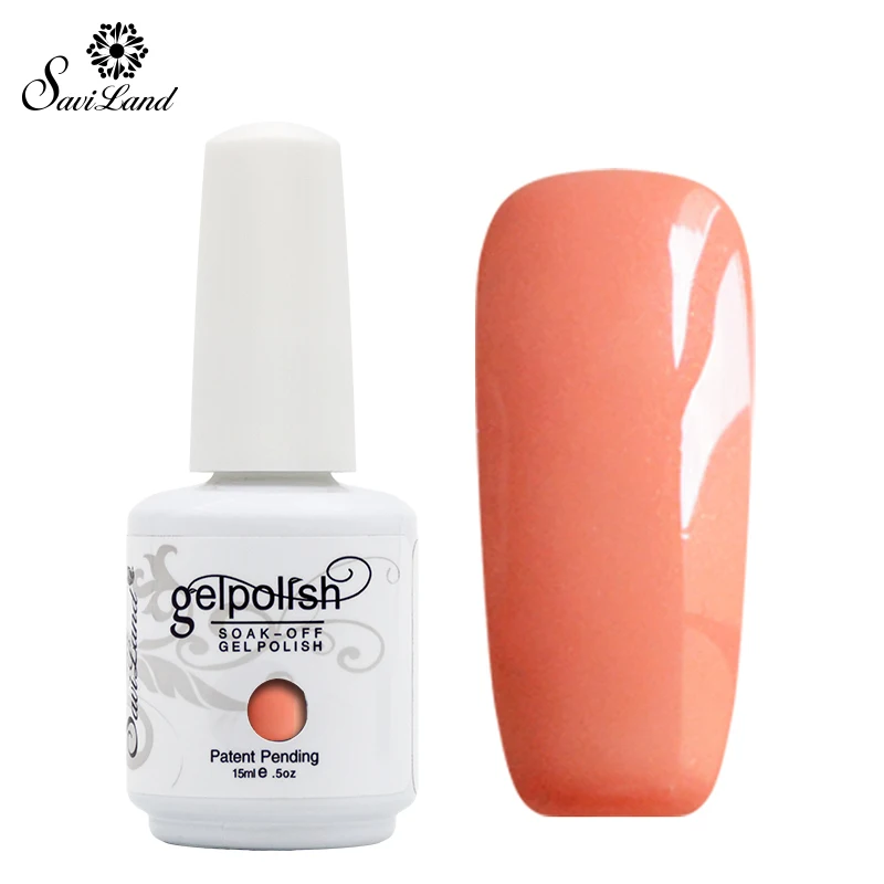 

Saviland 1pcs 15ml Colorful Led Uv Gel Nail Polish Esmalte Gelpolish Set Primer Base and Top Coat Long Lasting Gel Varnishes