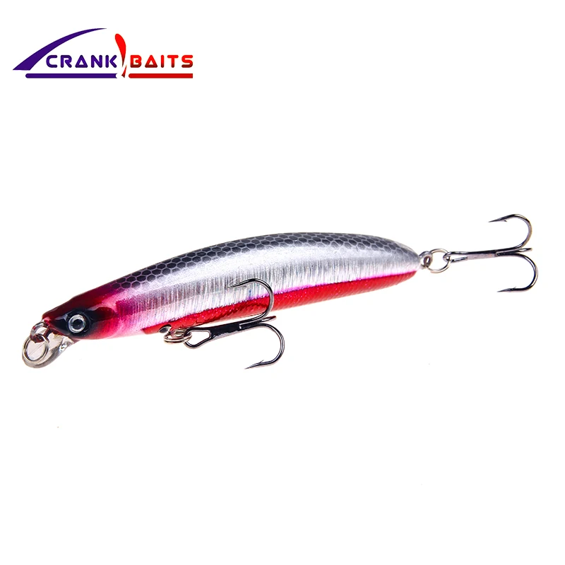 

CRANK BAITS Fishing Lure 95mm 9.5g Floating Jerkbait Minnow Wobbler Depth 0.5-1m Bass Pike Bait Fishing Tackle YB306