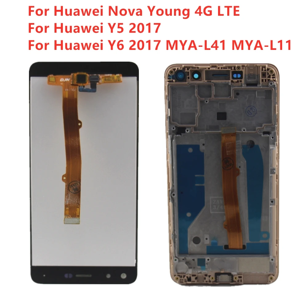 100% протестированный Оригинальный ЖК-дисплей для huawei Y5 2017/Y6 2017 + сенсорный экран
