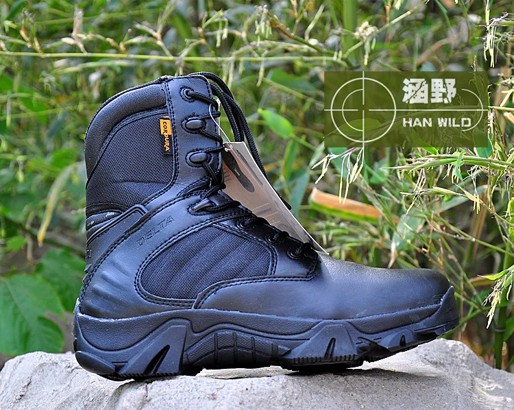 Mens Delta Tactical Boots Leather 