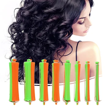 

80pcs/set DIY Cold Perm Rod Salon Hair Roller Curling Curler Rubber Band Hair Clip Hairdressing Maker Styling Tool Mixed Size