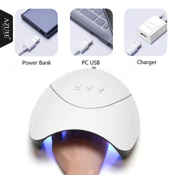 

Azure Beauty Z3 36W UV Led Nail Dryer For Professional Nail Art Home Use Nail Gel Lacquer Dryer High Quality Mini USB Lamp