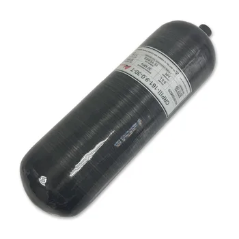 Günstig AC3090 Luftgewehr Pcp Gun Druck Hpa Paintball Tank 4500psi 9L Paintball Zubehör Schwarz Carbon Faser Zylinder Für Feuer Maske