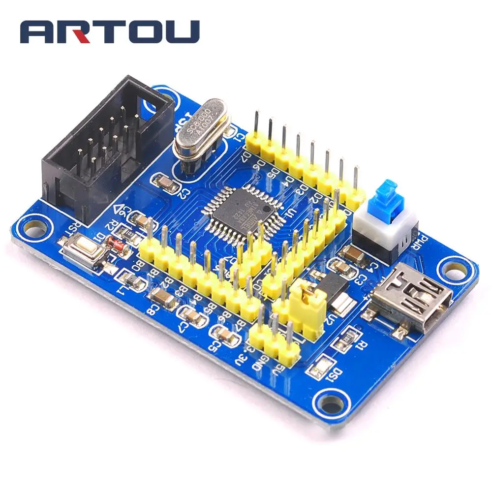 1 шт. AVR макетная плата ATmega8 минимальная системная Базовая плата