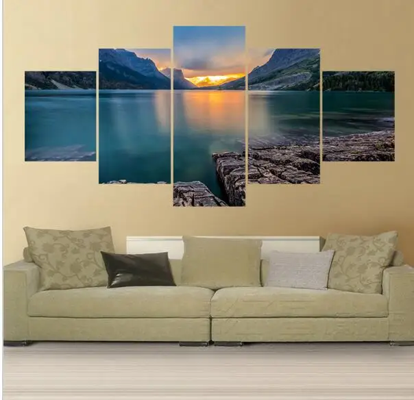5 Шт. Холсте Картина Маслом Cuadros Decoracion Peinture Настенные Панно Для Гостиной Pintura