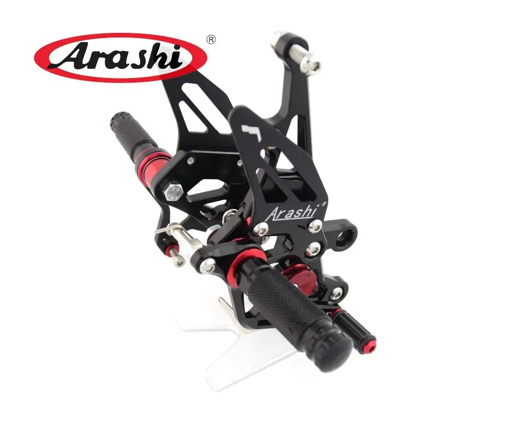 Arashi новые CNC регулируемые Подножки для YAMAHA FZ8 2010 2011 2012 2013 не-ABS Rider Rearset задний Набор Peg