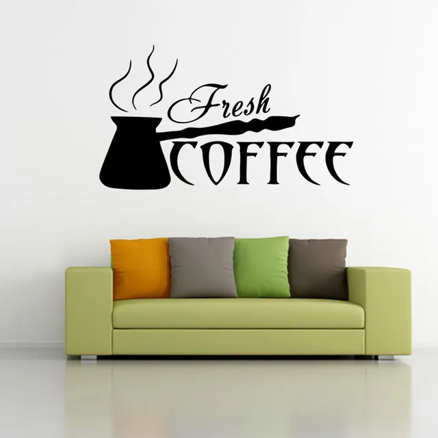 Adesivi da muro per la camera dei bambini decorazioni Caffè adesivi ... Adesivi da muro per la camera dei bambini decorazioni Caffè adesivi ...