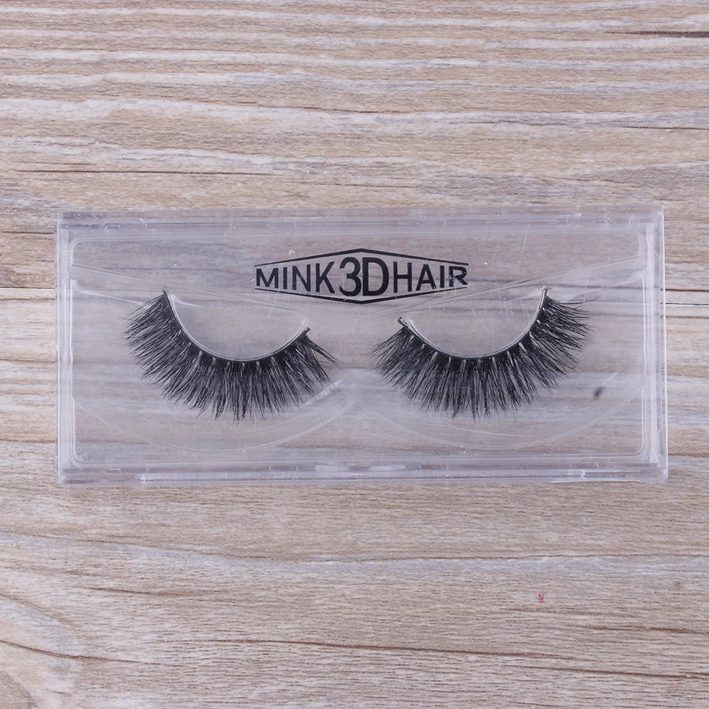 

1 Pair 3D Black Mink Natural Long False Eyelashes Fake Eye Lashes Makeup Tools SA06