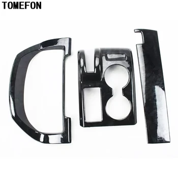 

TOMEFON ABS Black Wood Paint Front Gear Shift Copliot Middle Dashboard Trim Cover For Honda CRV 2007 2008 2009 2010 LHD