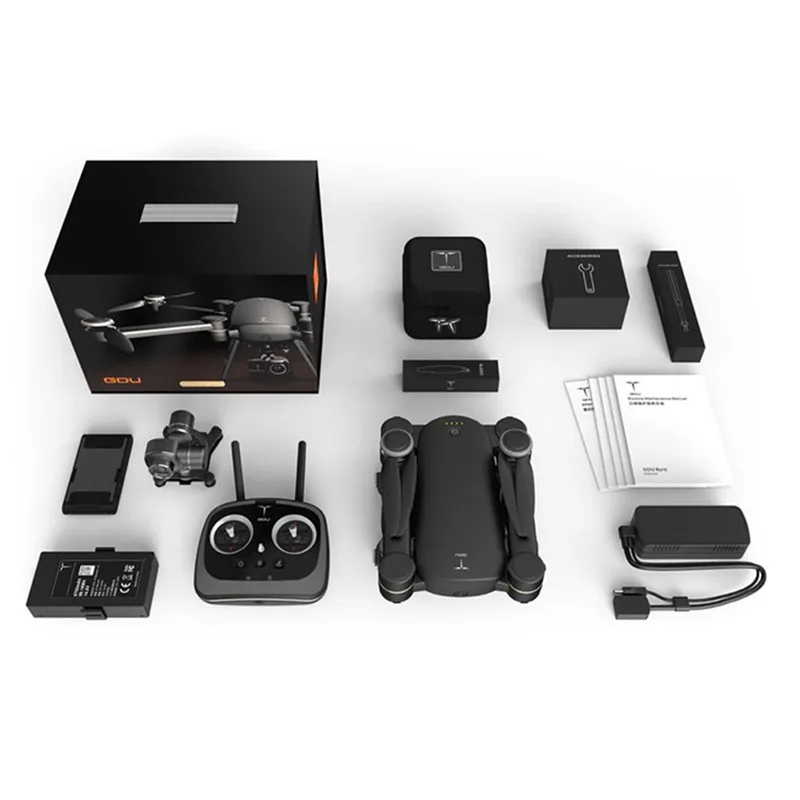 Фото Оригинальный GDU Byrd Премиум 2 0 Дрон Профессиональный 4K FPV Квадрокоптер 3Axis Drone с Оригинальный GDU Byrd Премиум 2 0 Дрон Профессиональный 4K FPV Квадрокоптер 3Axis Drone с