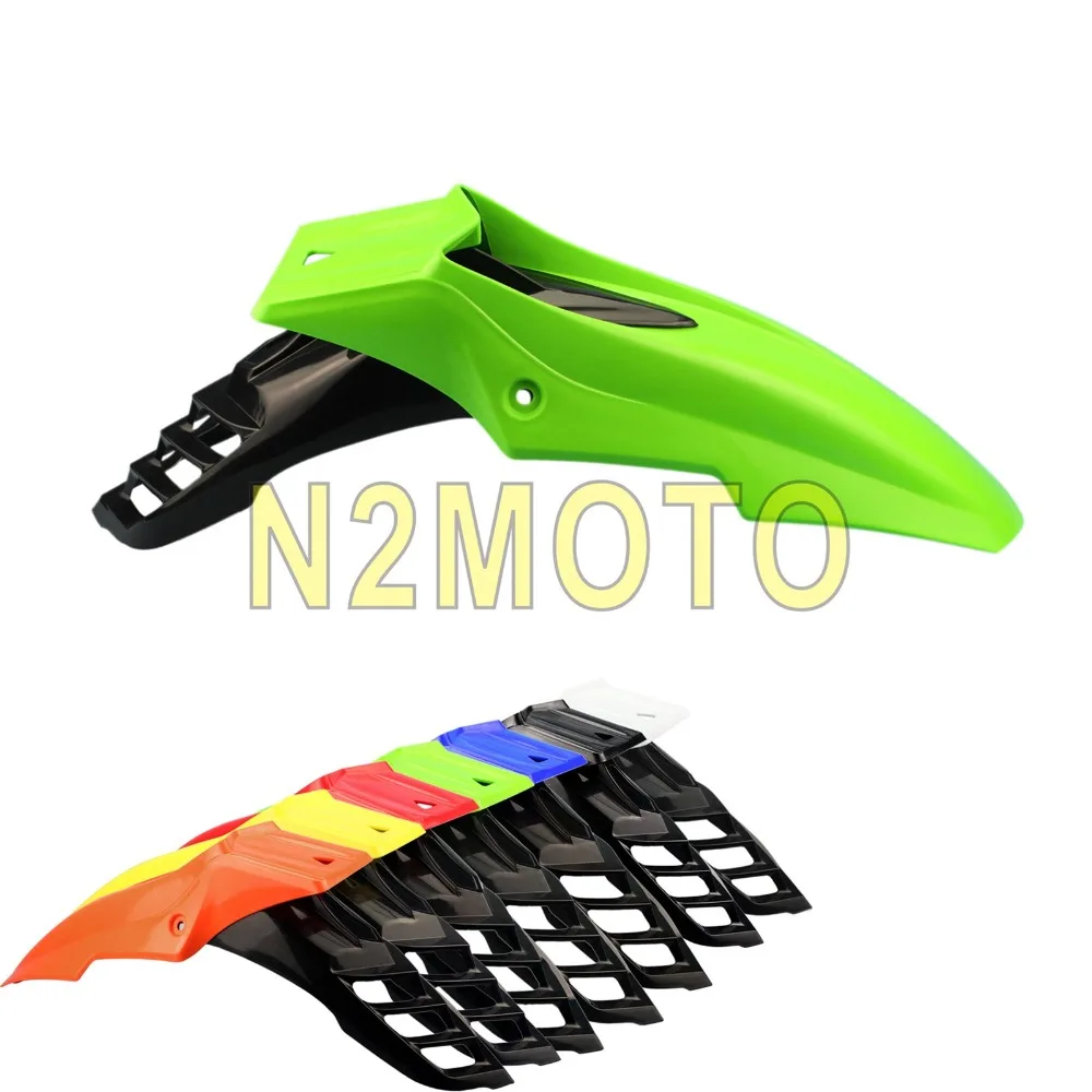 

Front Mudguard Mud Apron Green Supermoto Front Fender For EVO XT 660R 660X 660Z WR 450F YZ 450F Kawasaki KLX KX