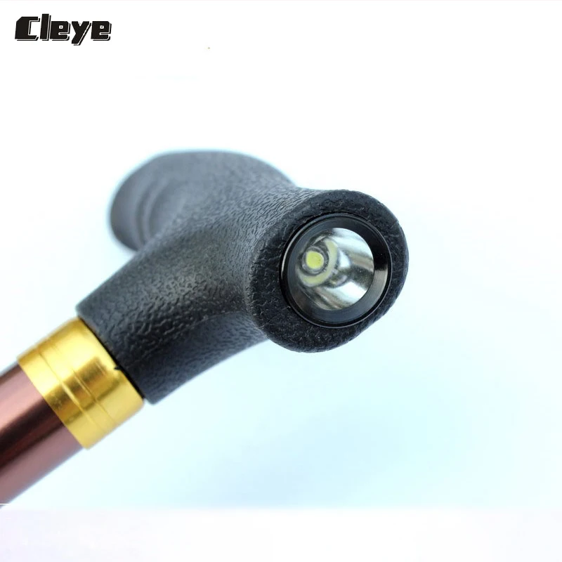 Cleye High Quality Old Man Trekking Crutches Poles Thick Aluminum Alloy Folding Light Cane Walking Stick For Elderly Tourism Cleye High Quality Old Man Trekking Crutches Poles Thick Aluminum Alloy Folding Light Cane Walking Stick For Elderly Tourism