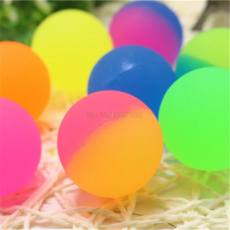 Icy Super Balls 32mm Vibrant Two Tone Color Bouncy Balls 24 pack Kids Gift Party Favors Bag Fillers