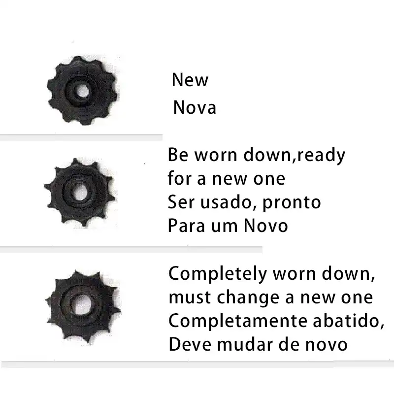 Worn rear derailleur Clearance