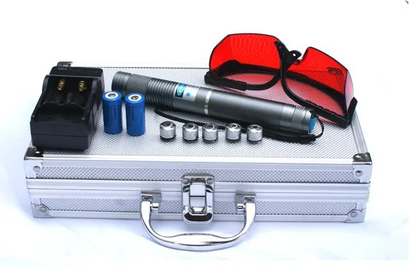 

450nm High Power 100W 1000000m Blue Laser Pointer SOS Flashlight light Burn Match Candle Lit Cigarette Wicked Wholesale Hunting