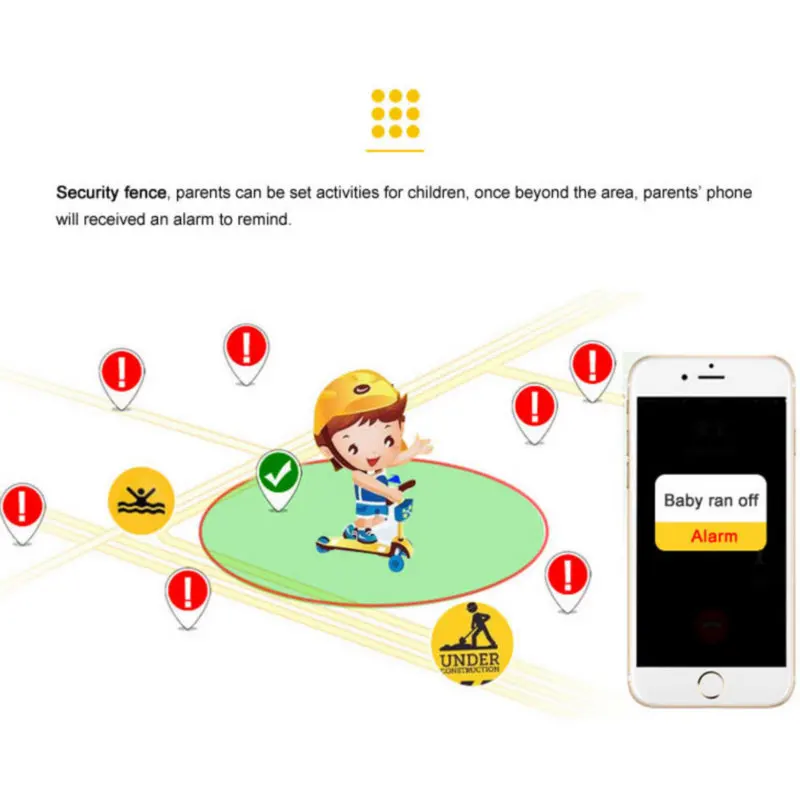 TD06S GPS Telefon Positionierung Mode Kinder Uhr Wasserdicht Farbe Touch Screen SOS Baby Smart Uhr