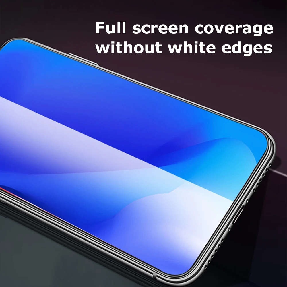 Eqvvol 7D холодная резьба полное покрытие закаленное стекло для iPhone XR XS MAX X 8 7 6 6s Plus