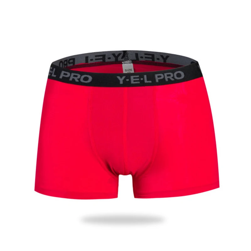 New Men Sport Elastic Stretch Shorts Underwear Sexy Tight Boxer Trunks